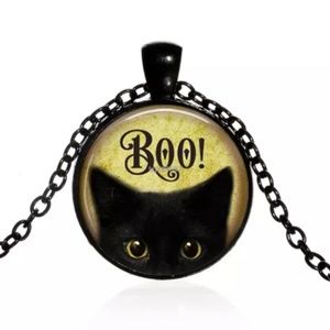 Cat Halloween necklace